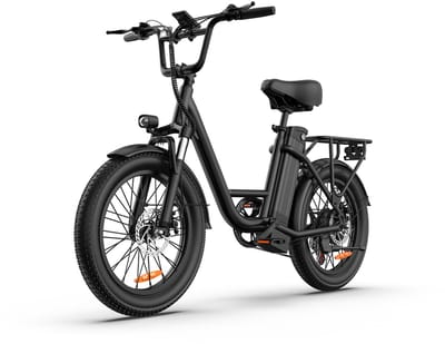 Qekud E20 Elektrische Fiets – 250W - 20 inch Fatbike - 48V 13Ah Accu – 7 versnellingen – Zwart