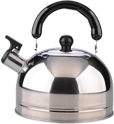Geklokte Waterkoker - Theepot Fluitketel - Water Koken - Drievoudige Bodem - 3 Liter - Rood