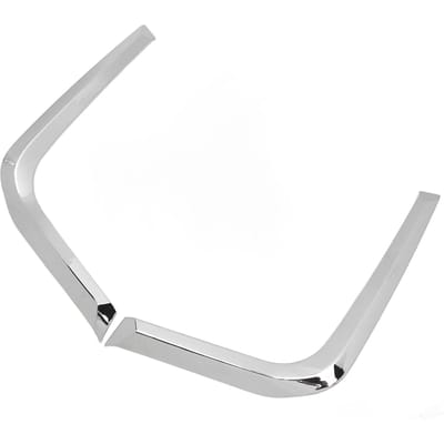 Paar Chroom Voor Mistlamp Ooglid Cover Mistlamp Wenkbrauw Cover Sierlijst Vervanging voor Subaru white