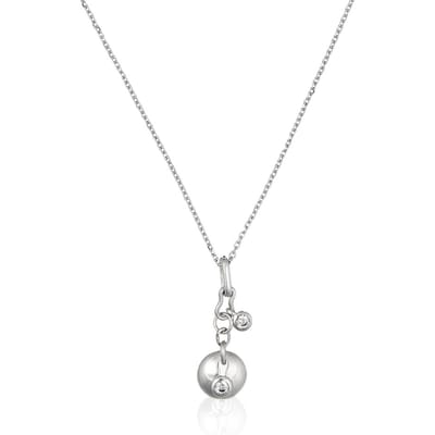 Orphelia Dames 925 Sterling Zilveren Ketting met Hanger - Zilver ZH-4759