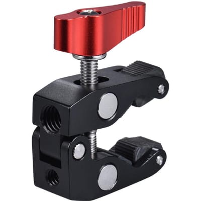 Pince Tête à Rotule Multifonction Andoer Support à Rotule Bras de Pince Super Clamp avec Filetage 1/4-20 pour GPS Téléphone Moniteur LCD DV without magic arm