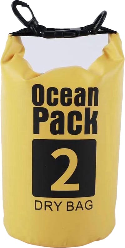 Nixnix® - Waterdichte Tas - Dry bag - 2L - Geel - Ocean Pack