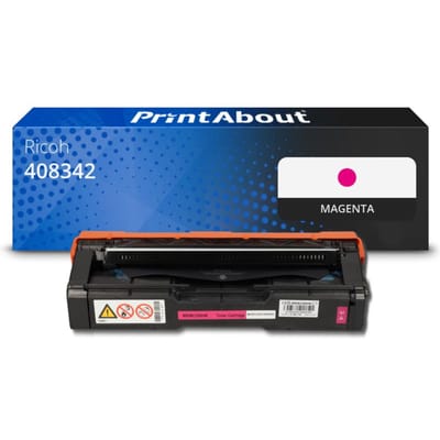 PrintAbout huismerk Toner 408342 (C250 H) Magenta Geschikt voor Ricoh