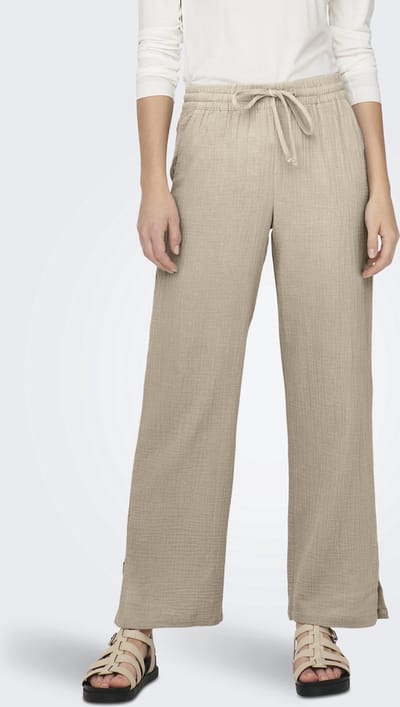 JDY - JDYTHEIS LIFE WIDE SLIT PANT WVN DIA - Dames - Broeken