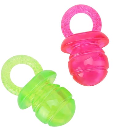 Dailygoods- Kauwtrainingsspeelgoed 2-pack - Bijtbestendig - Tandreinigingsgereedschap - Hondenfopspeen - TPR Materiaal - Veilig voor huisdieren - Kauwspeeltje