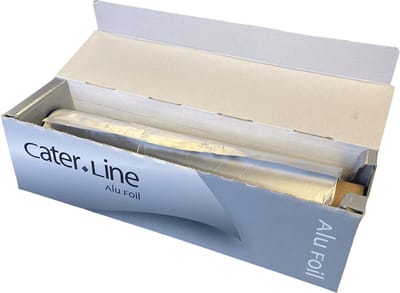 Aluminiumfolie in cutterbox, 44 cm breed, 150 mtr | Inhoud: 1 stuks