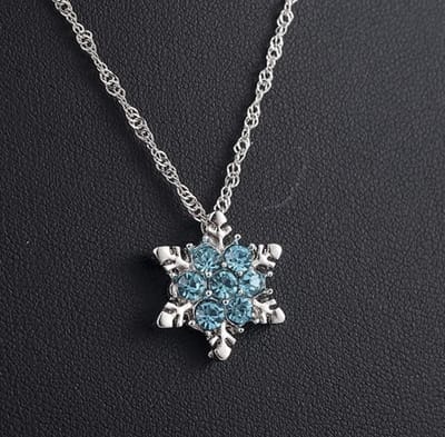 Ketting met hanger zirkoon ster (973)
