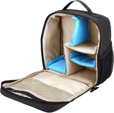 Padded Camera Insert voor DSLR en SLR - Schokbestendige Fototas voor Lens en Accessoires - Compacte Beschermtas voor Fotografie Equipment