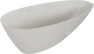 Mexen Milano vrijstaande badkuip van conglomeraten 150 x 82 , beton mat - 57301508561