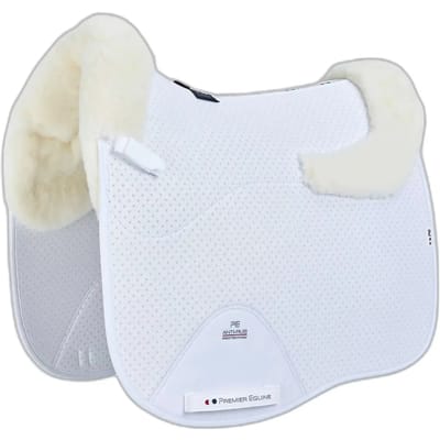 Schokbestendige wollen dressuurdeken voor paarden Premier Equine CC Air-Tech Square