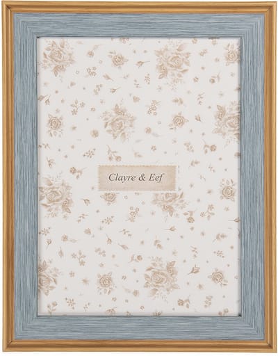 Clayre & Eef Fotolijst 13x18 cm Blauw MDF