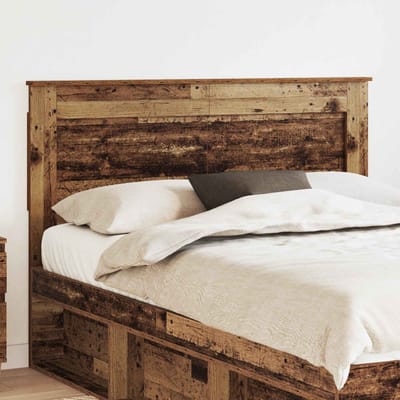 vidaXL Hoofdbord Oud Hout Bewerkt hout