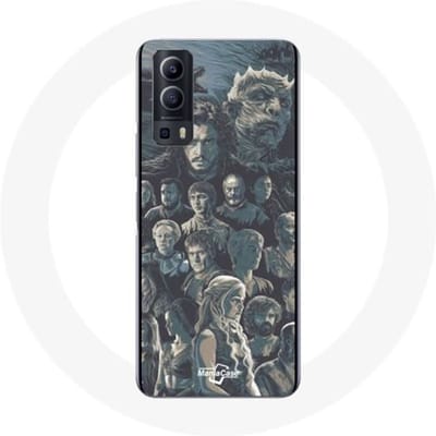 Coque - Game of Thrones - Vivo Y72 - Souple - Protection contre les chocs - Gris gris