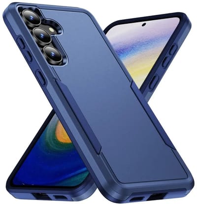 Back Cover Geschikt voor Samsung Galaxy A57 | Rugged Hoesje | Beschermhoes | Schokbestendige Hardcase | Shockproof | Tegen Vallen | Blauw