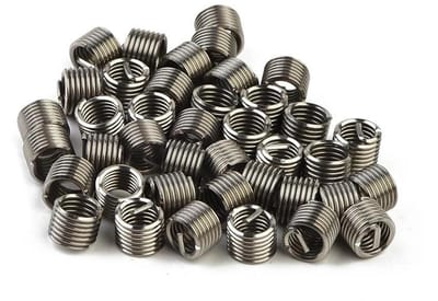 Draadreparatie-inzetstuk, 50 stuks M6-draadinzetstukken Draadreparatieset RVS spiraaldraad schroefbusbusset