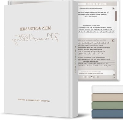 Dagboek met M Cover in Grijs | Persoonlijk Notitieboek | Perfect voor Schrijvers en Creatievelingen