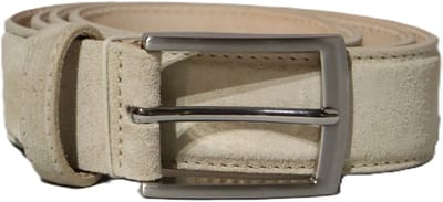 Men of Global 1256-08 - 125 cm – Leren Riem – Vegetable tanned – Doorgestikt – Nubuck voering