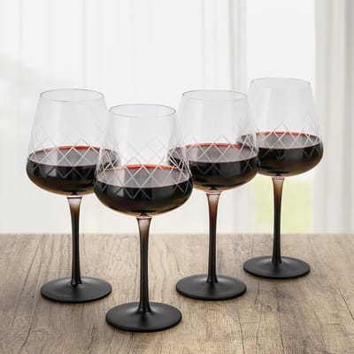 Luxe Wijnglazen set - Wijnglazen beker-4 pieces
