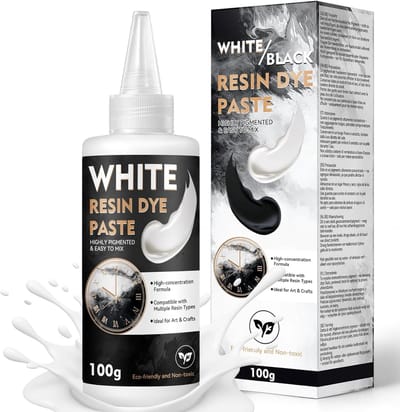 Epoxyhars Kleurpasta - Pigment Pasta - Kleur Maken - Intensieve Matte Kleur - 100 ml - Zwart