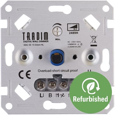 Tradim 2489H-R – 500W LED Muurdimmer (Refurbished)