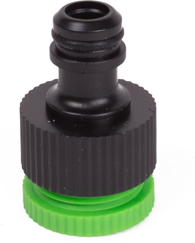 Benson Verloop adapter voor buitenkraan - geschikt voor 1/2 en 3/4 inch - duurzaam plastic