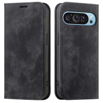 imoshion Hoesje - Geschikt voor Google Pixel 9 / 9 Pro - Slim Bookcase - Zwart
