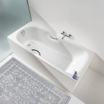 Kaldewei Saniform Star 338 bathtub 175 x 75 cm with handle hole