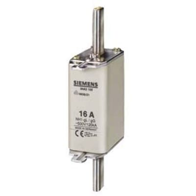 Siemens 3NA3122 Zekeringsinzetstuk Geschikt voor Zekeringsgrootte 000-4 Afmeting zekering : 1 63 A 500 V 3 stuk(s)