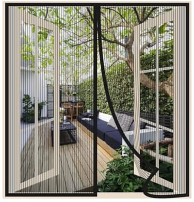 Magnetisch Vliegengordijn voor Deuren en Ramen 40x140cm - Insectwerend en Eenvoudig te Installeren