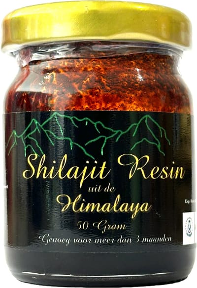 Himalaya Shilajit Resin 50 gram - 100% Puur - Eurofins Lab Getest - >70% Fulvinezuur