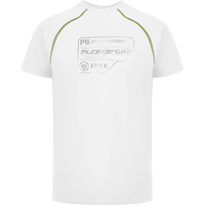 Prestatie Korte Mouwen Logo T-shirt in Wit
