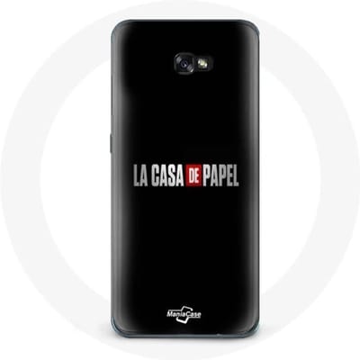 Coque - La casa de papel - Samsung Galaxy A3 2017 - Souple - Noir - Protection
