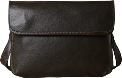 High-end Schoudertas voor Dames – Modieuze Crossbody Tas, Clutch en Underarm Bag, Handtas voor Jongeren - Zwart - Groot