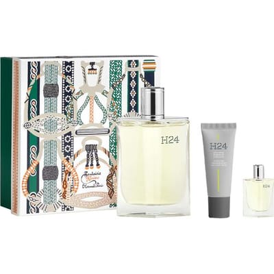 Hermes H24 Geschenkset Eau de Toilette 100 ml + Eau de Toilette 5 ml + hydrateren gezichtscrème 20 ml