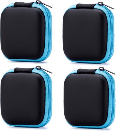 Oortjes Opberg Hoesje - Koptelefoon Case - Harde Beschermhoes - Voor Het Opbergen Van Oordopjes En Laadkabels - Voor de meeste merken - Case headphones In Ear - Oortelefoon Tas