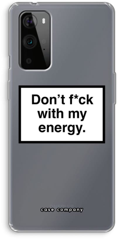 Case Company® - Hoesje geschikt voor OnePlus 9 Pro hoesje - My energy - Soft Cover Telefoonhoesje - Bescherming aan alle Kanten en Schermrand