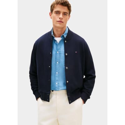 Tommy Hilfiger Zomerjas heren essential terry bomber mw0mw42470/dw5