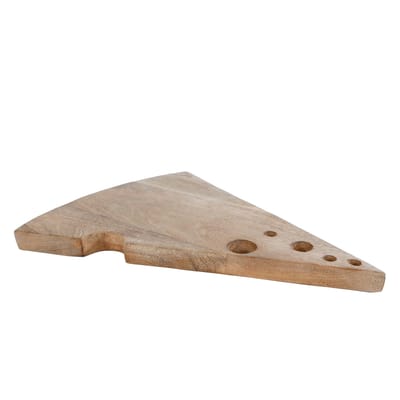 Borrelplank "Cheese" naturel mango 38x28x2,5 cm