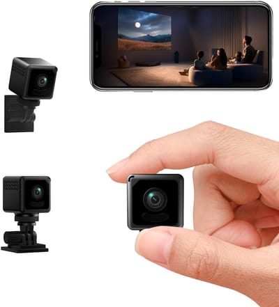 Mini Camera Wifi - Spy Camera Micro - Thuis Bewaken - Ingebouwde Magneet - 3.2cm x 3.2cm x 3.2cm - Zwart