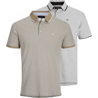 JACK&JONES - JJEPAULOS POLO SS 2PK MP NOOS - Heren - Polo's
