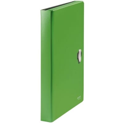 Leitz® documentenmap Recycle, A4, tot 250 vel, 5 vakken & opbergvak, ondoorzichtig, 100% recyclebaar, Blauer Engel, kunststof, groen