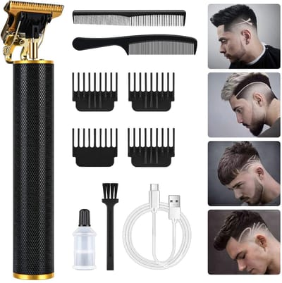 SPHProducts - Tondeuse - Baardtrimmer - Professionele precisie - Goud - Langhaartrimmer - Geschikt voor mannen - Compact model