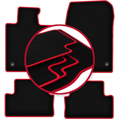 CARLUX-RED automatten voor: Honda Accord VIII sedan, stationwagen, tourer (2011-2015)