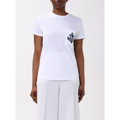 Max Mara Acacia Dames S T-shirt 2511941031600 2511941031600 007 (XS) white