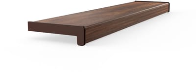 DQ-PP RAAMBOEK PVC - 20 cm x 140 cm - Noot - Vensterbank - voor Binnengebruik - Binnenvensterbank - Binnen - Per meter - Woonkamer - Decoratie - Kunststof