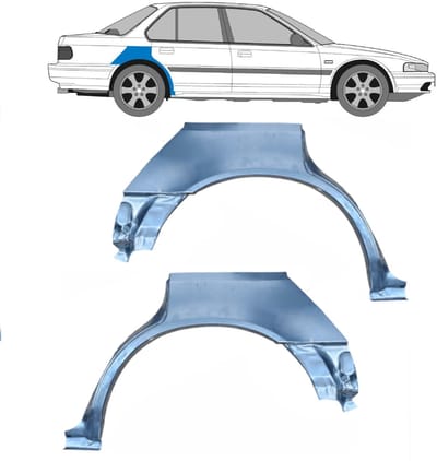 Reparatiepaneel achterspatbord voor Honda Accord 1989-1993 / Links + Rechts