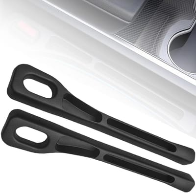 SnelShoppen - Car Seat Storage Box Set van 2 - Universele Auto Organiser voor Center Console en Auto Zitplaatsen - Multi Compartment en Crevice Protec
