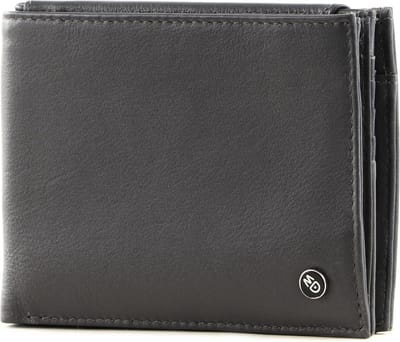 MANDARINA DUCK Leren Portemonnee Downtown Wallet Iron Gate Donkergrijs