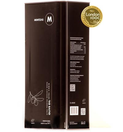 Mintzas Biologische Extra Vierge Olijfolie 5L