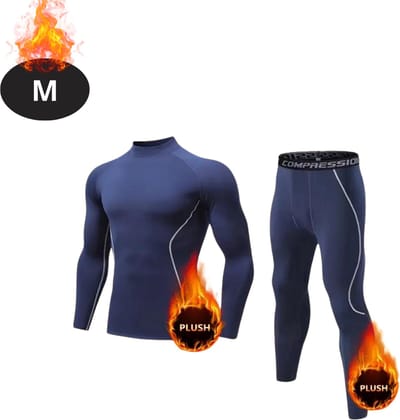 Bovista Thermokleding Heren - Thermobroek - Thermoset - Thermolegging - Winter - Thermoshirt - Marineblauw - M